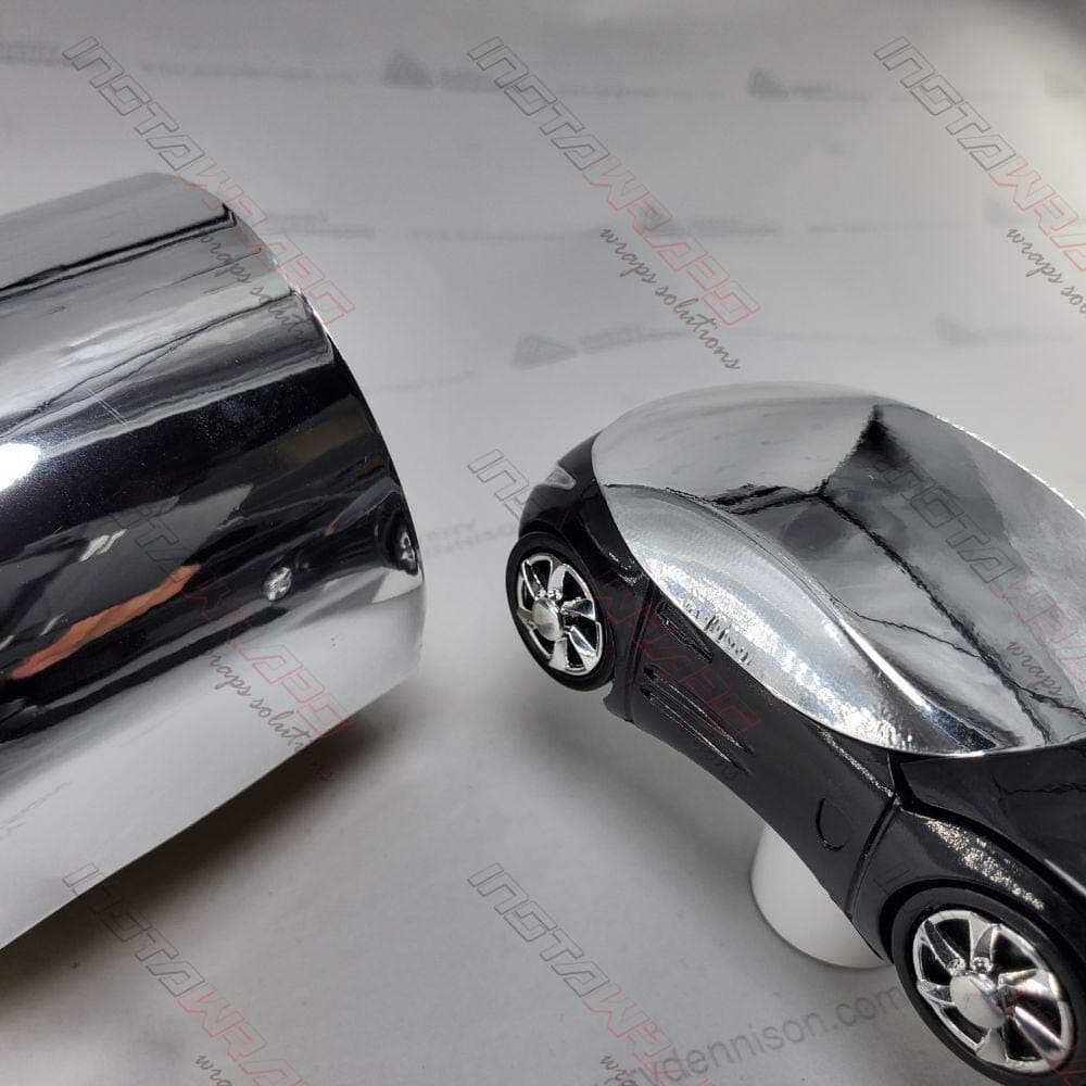 Averry SF100 Conform Chrome Silver | 843-S | Vinyl CAR WRAP Film (53in x 25ft (110.4 Sq/ft)) w/Free-Style-It Pro-Wrapping Glove