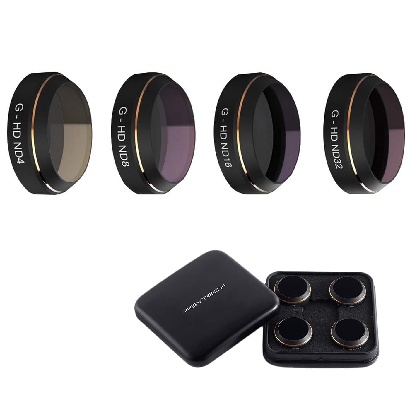 PGYTECH G-HD ND4 ND8 ND16 ND32 4 Pack Lens Filter Lens Set for DJI Mavic Pro RCmall