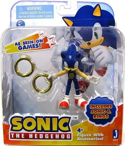 Sonic 3 Action Figure with 2 Rings by Sonic