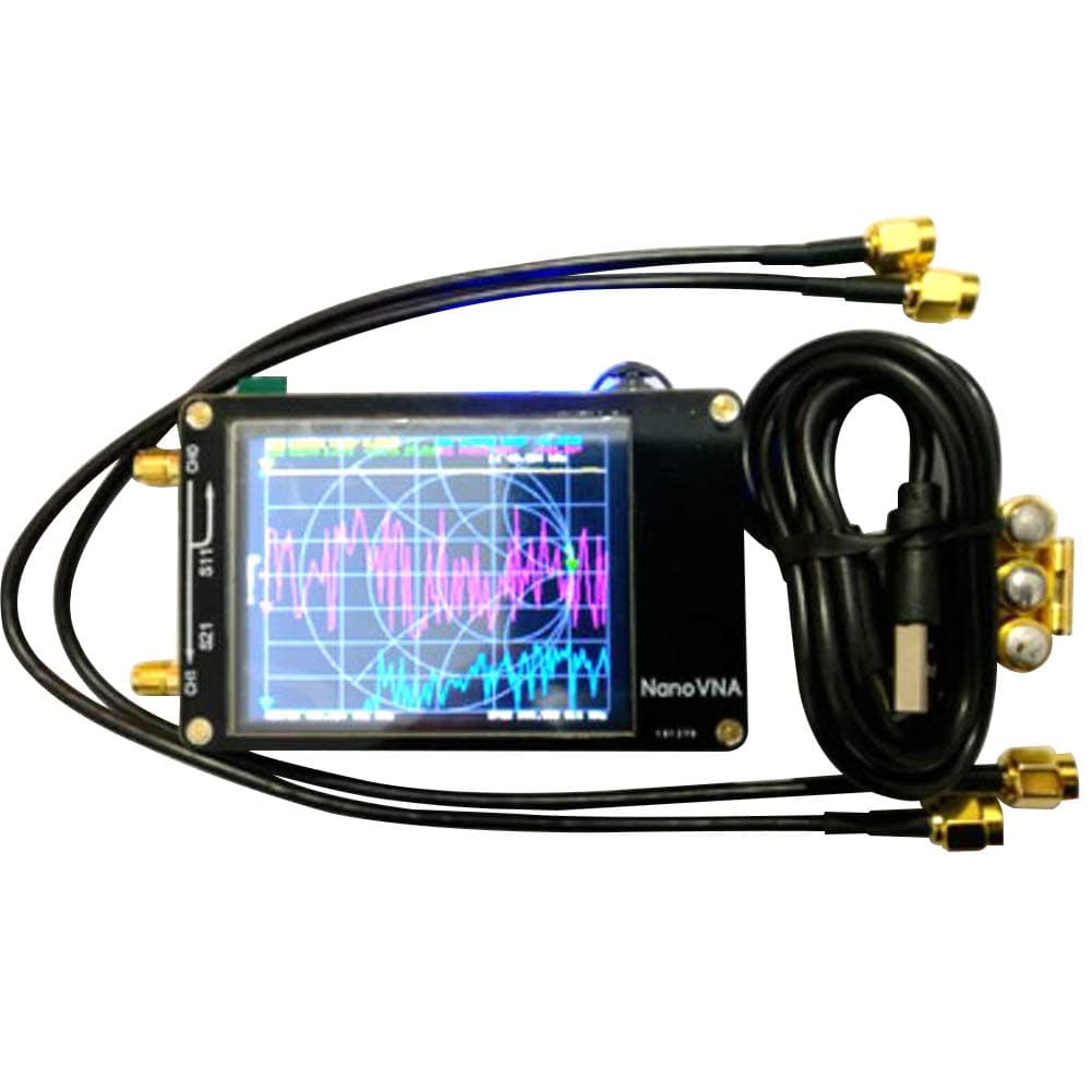 szlsl88 Antenna Network Analyzer Vector Network Analyzer 50KHz - 900MHz UHF Digital Display Professional VHF MF DIY NanoVNA