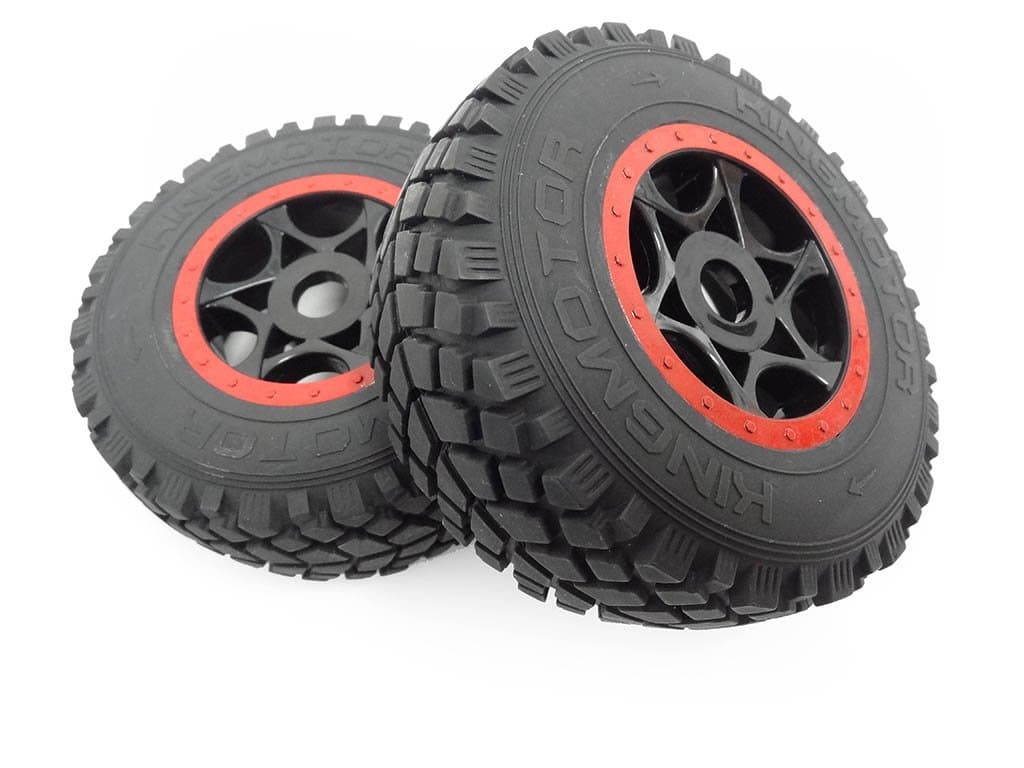 1/8 Scale King Motor Explorer 1 & 2 Wheels Rims Tires foams, 17mm Hex HPI Apache