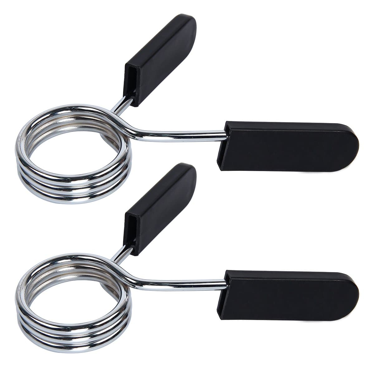 2 Pcs Barbell Collar Clasp Spring Clip Collars Olympic Standard 1-inch/ 2-inch