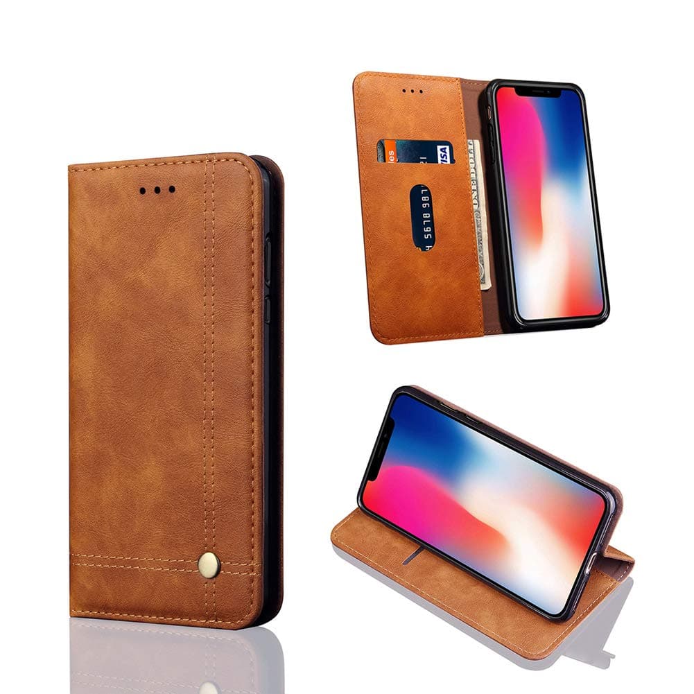 EROYAL for Samsung Galaxy A51 Case,Wallet Handy Creative Leather Card Case Stand Feature Flip Phone Case for Samsung Galaxy A51