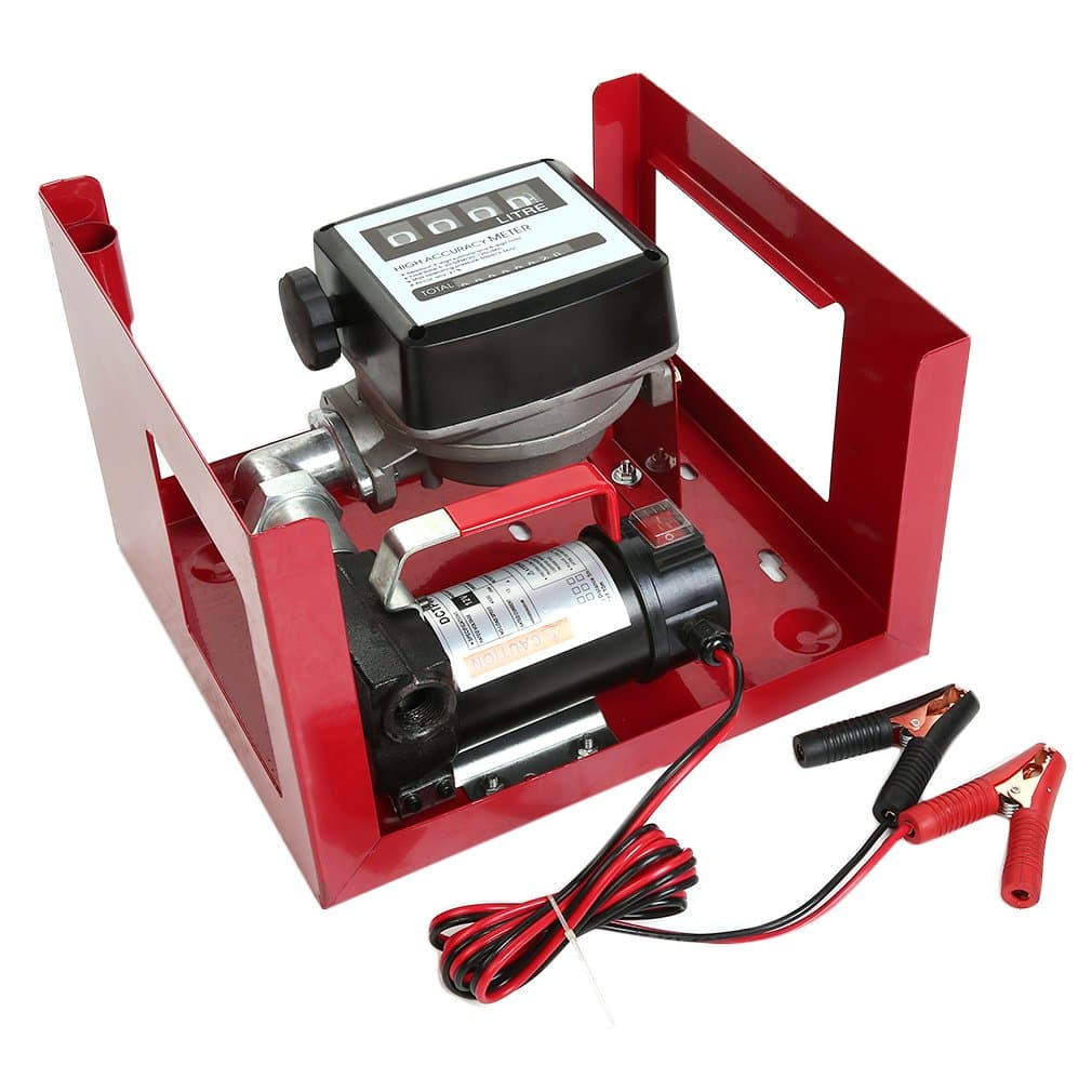 Cimiva Volt Wall Mounted Diesel Adblue Transfer Fuel Pump Kit 12V With Fuel Meter,Oil Pump kit
