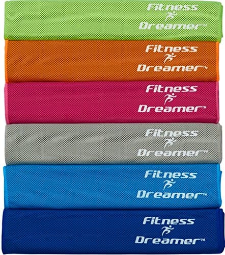 Extra-Long Breathable Mesh Instant Cooling Towel with Ultimate Cooling Experience - Keep Cool for Running Biking Hiking Construction and All Other Sports - 100%! (Orange)