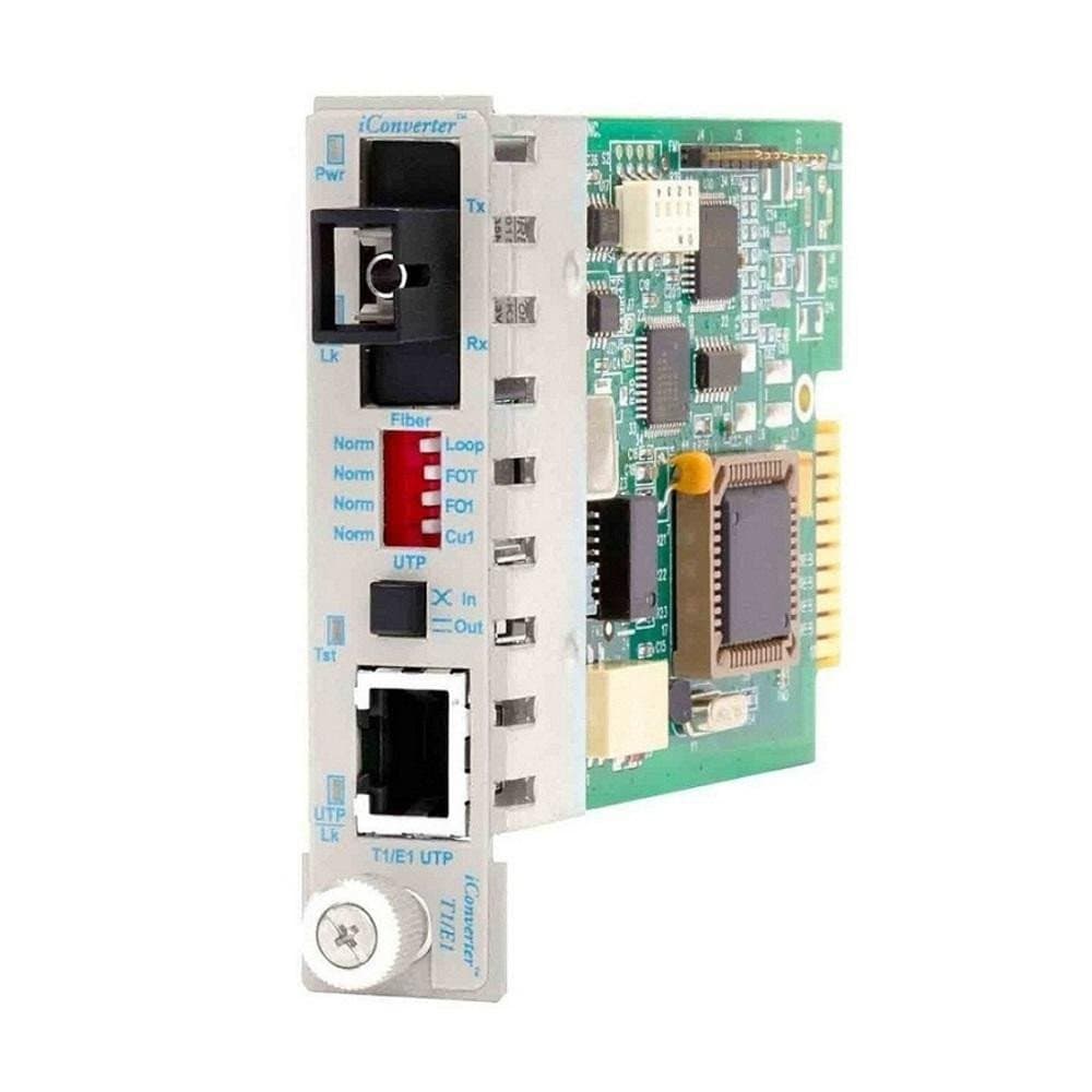 OMNITRON SYSTEMS Iconv T1/E1 Copper RJ45-RJ48 to Sc/sm/sf TX1310NM RX1550NM/20KM