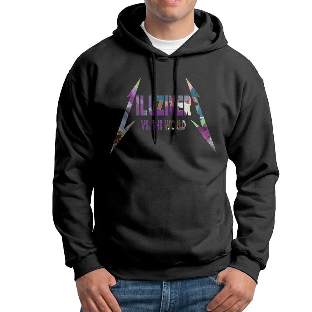 VicRomanko Men's Lil-Uzi-Vert Long Sleeve Young Funny Drawstring Boys Hoodies Large