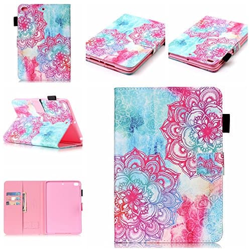 iPad Mini 1/2/3 Case,Jecce Ultra Slim Lightweight Kickstand Feature PU Leather Flip Wallet Case with Magnetic Closure case with ID&amp;Credit Card Pockets and Money Slot for iPad Mini 1 2 3