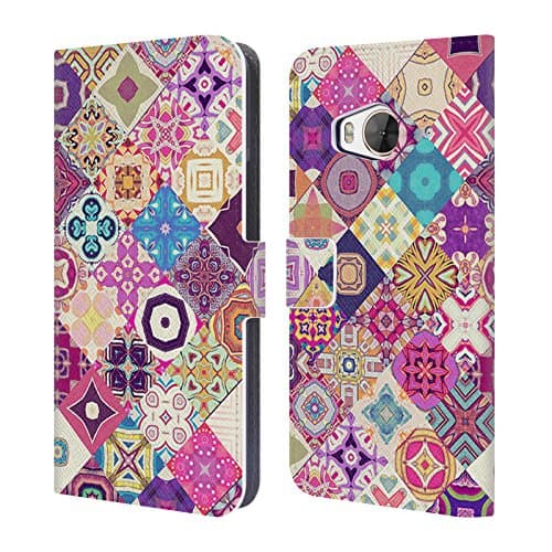 Official Giulio Rossi Dreamcatcher Patchwork Leather Book Wallet Case Cover For HTC One ME