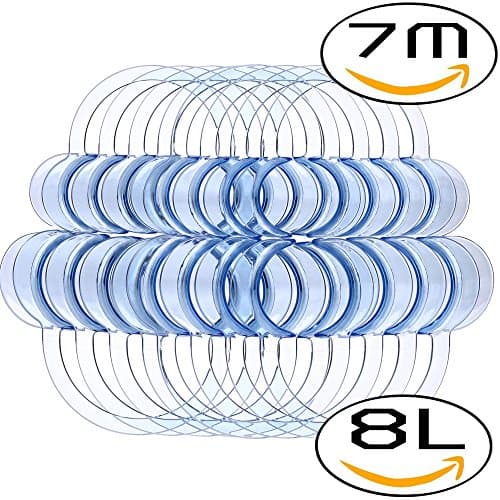 15 Pack Multi-size Dental Cheek Retractor for Watch Ya Mouth/Speak Out Game C-SHAPE Adult Teeth Whitening Intraoral Lip Mouth Opener Blue Color for Adults( 8 Large 7 Medium)