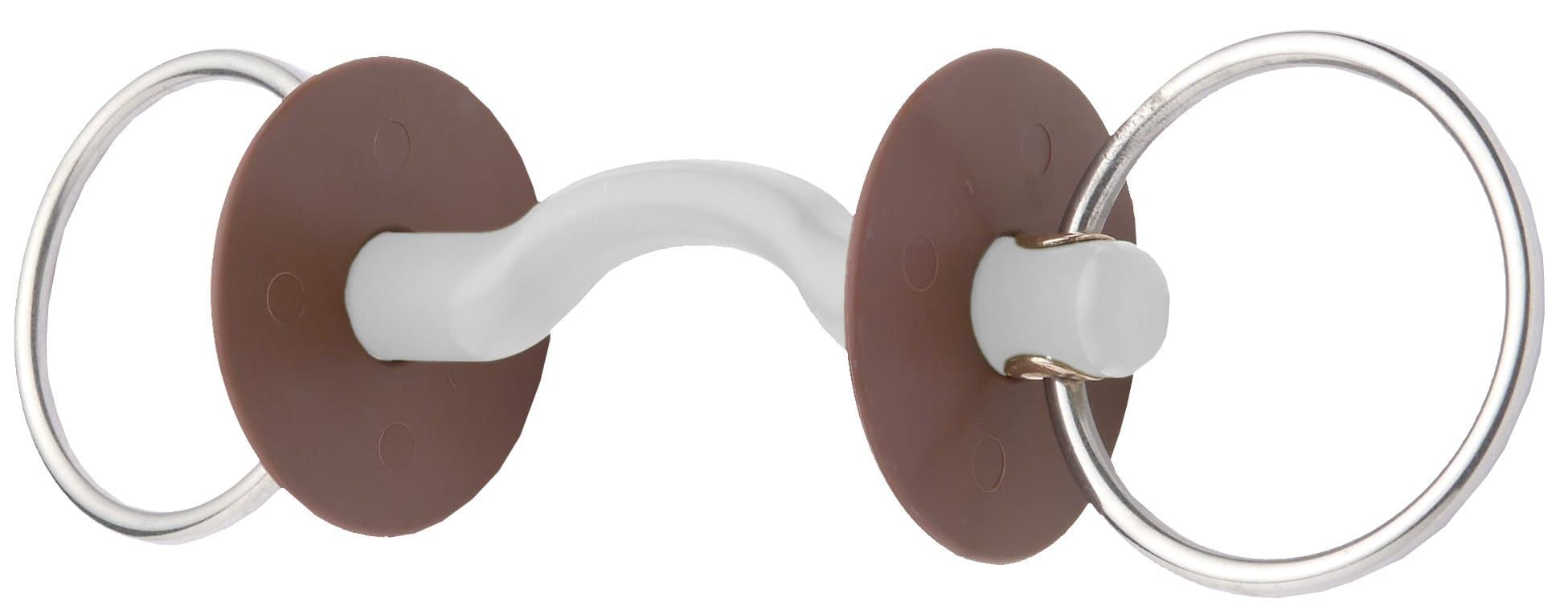 Tongue Port Snaffle, Ring 7,5 cm, Size 130 mm, Soft