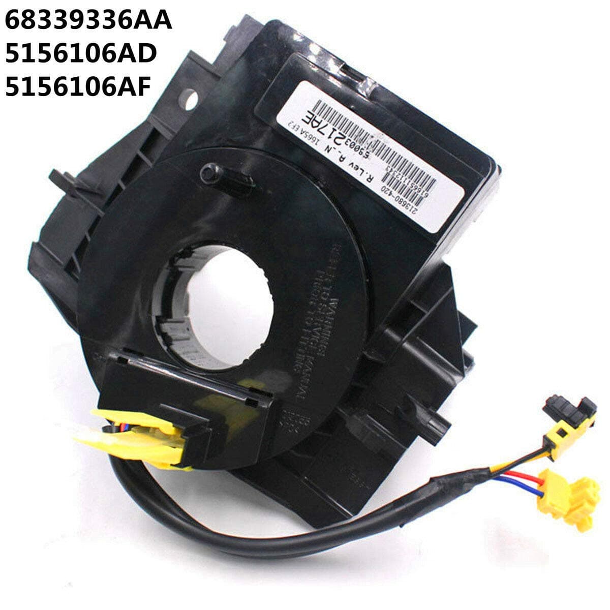 New Steering Wheel Spiral Cable Clock Spring fits for Chrysler Jeep Dodge 5156106AC,5156106AB 07-16 with Angle Sensor