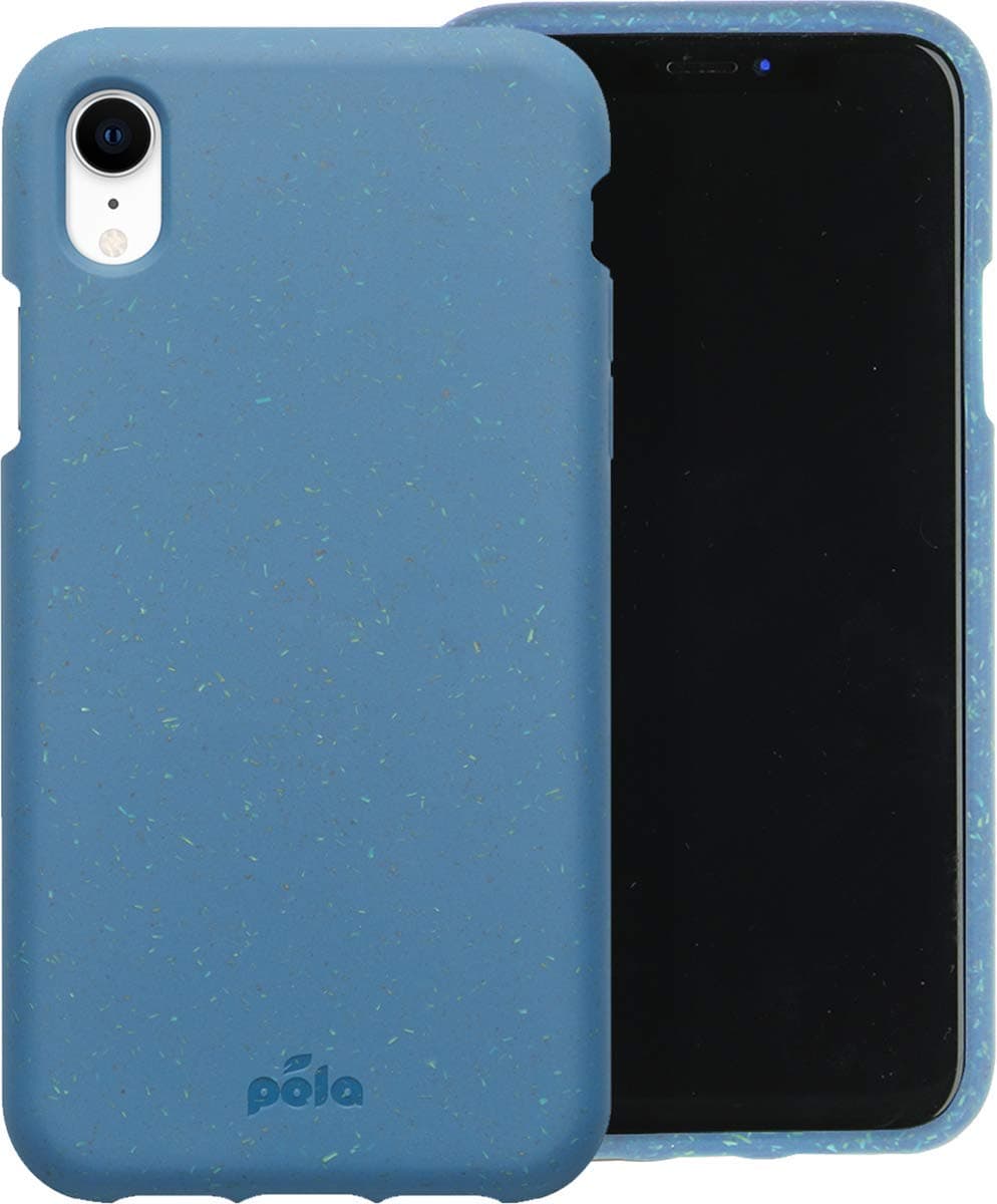 Pela: Phone Case for iPhone XR - Compostable Alternative to Traditional Plastics - Phthalate and BPA Free - Precise Cuts for Charger, Speakers, Volume and Power Buttons