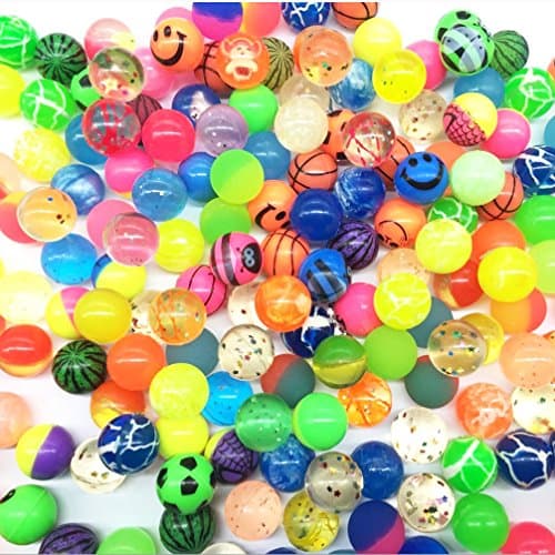 Zeavola Assorted Super Bouncy Balls (50 Count)-25mm