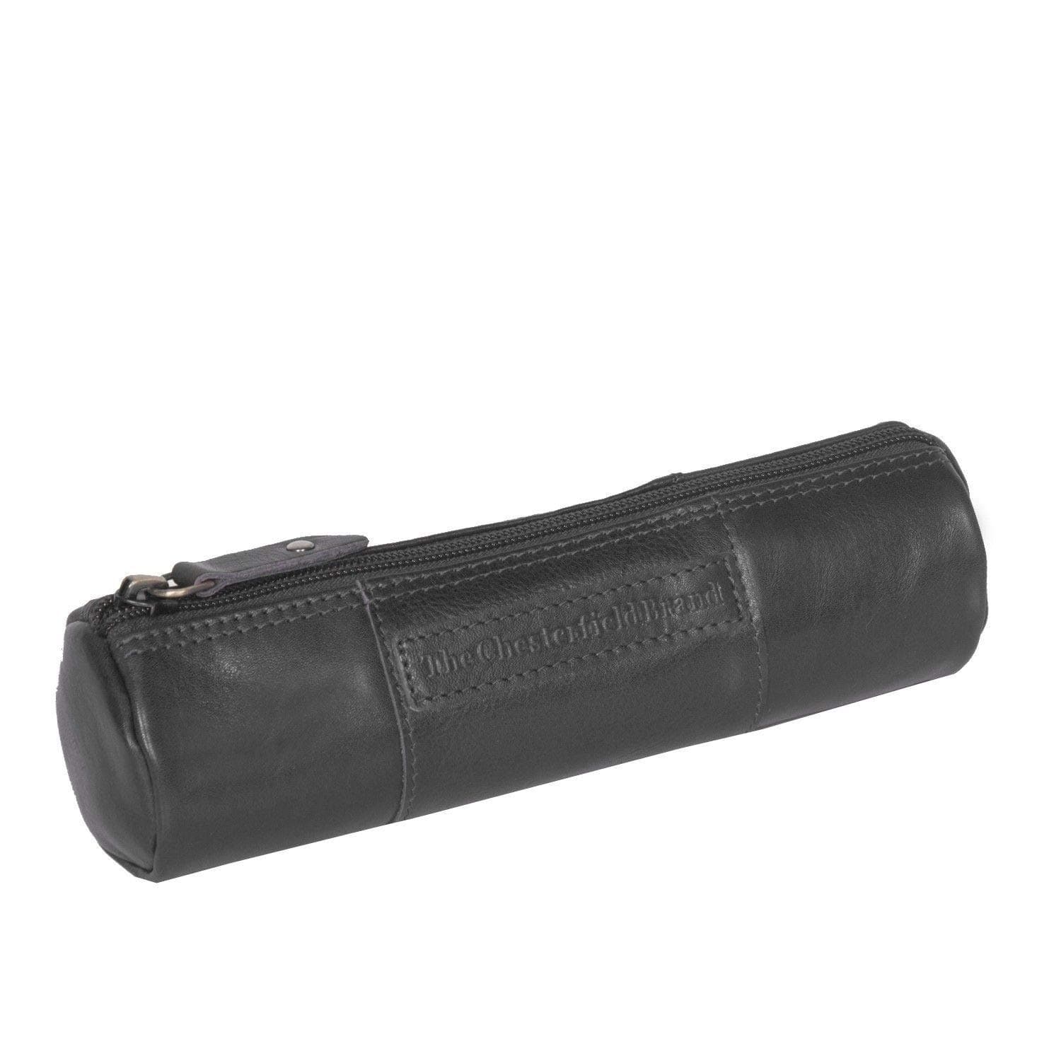 Chesterfield Leather Pen Case Don Black