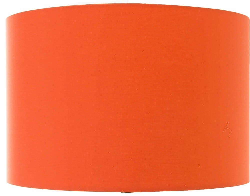 Large 45cm Orange Drum/Cylinder Lampshade/Pendant
