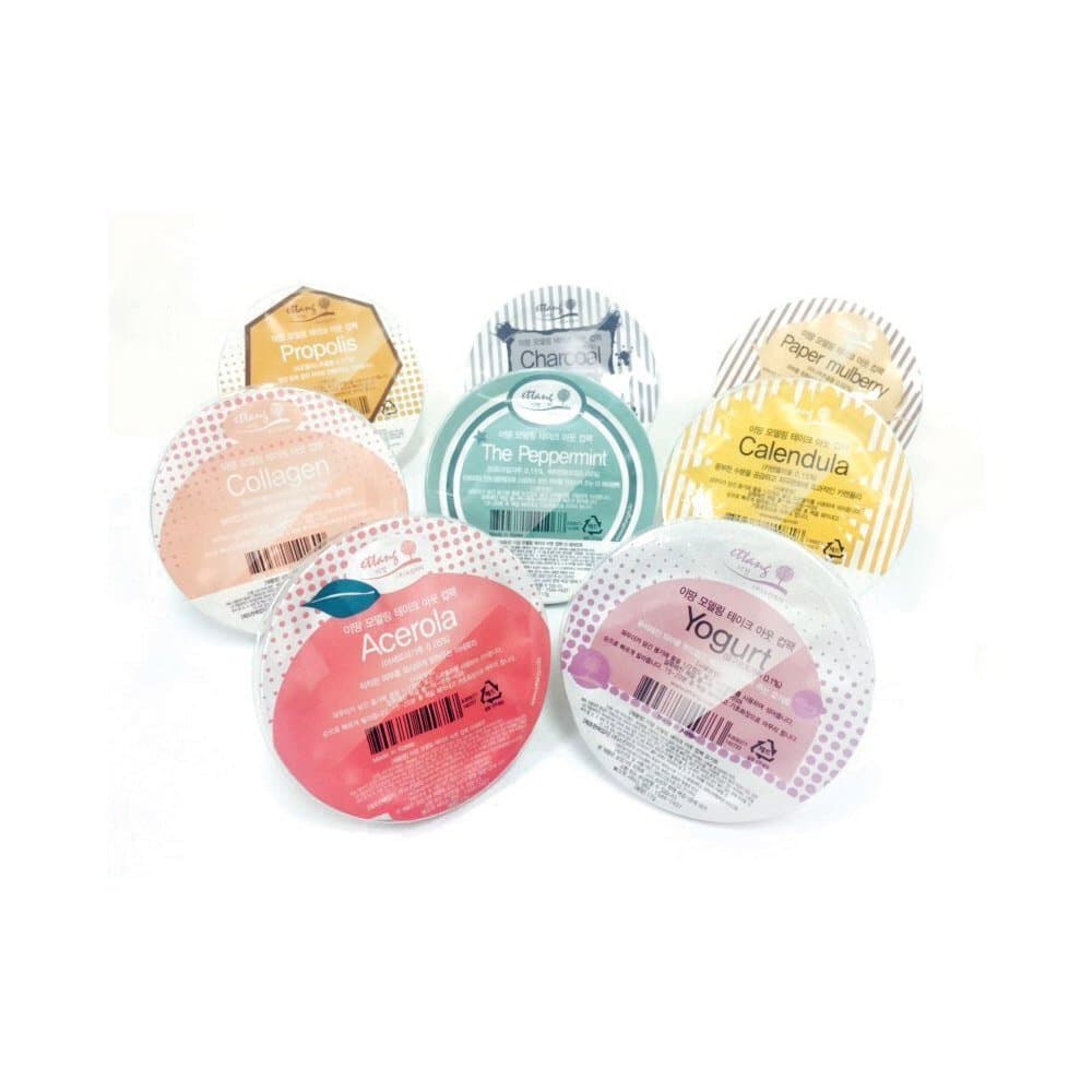 Ettang Modeling Take-Out Cup Pack 0.6Oz X 8 (Set Of 8) Yogurt/Acerola/Propolis/Charcoal/Paper Mulberry/Collagen/The Peppermint/Calendula