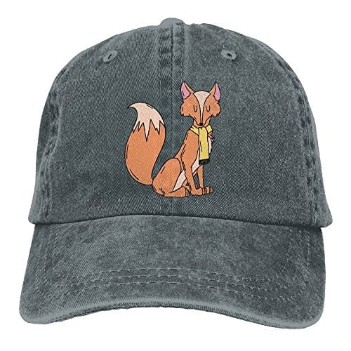 Men's Sitting Fox Stylish Adjustable Adult Hat