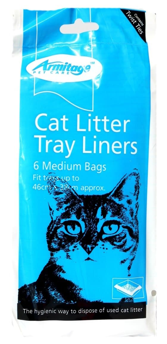 Armitage Pet care Cat Litter Tray Liners (Medium) 6 Pack