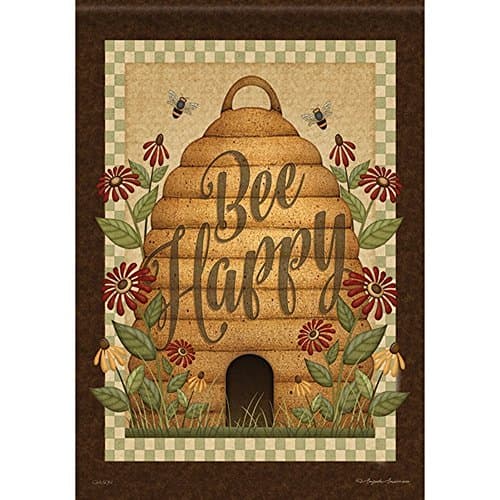 Fireworksss Aric Garden Flag - Happy Hive