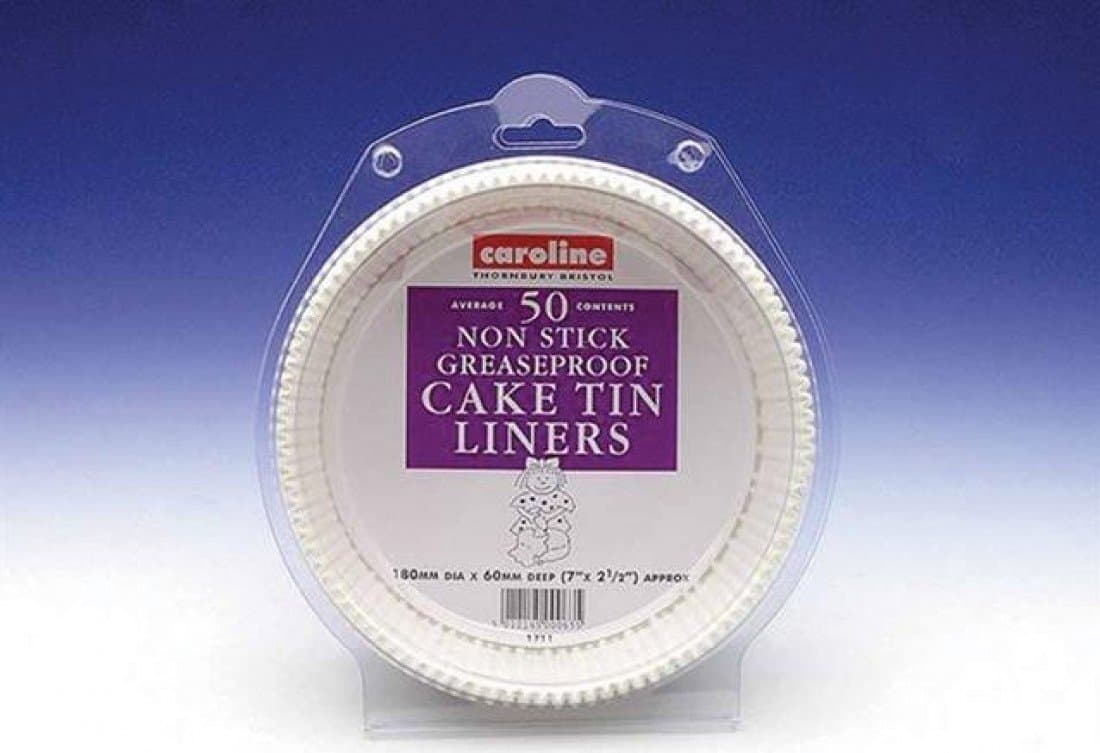 Caroline CAKE TIN LINERS,PACK OF 50