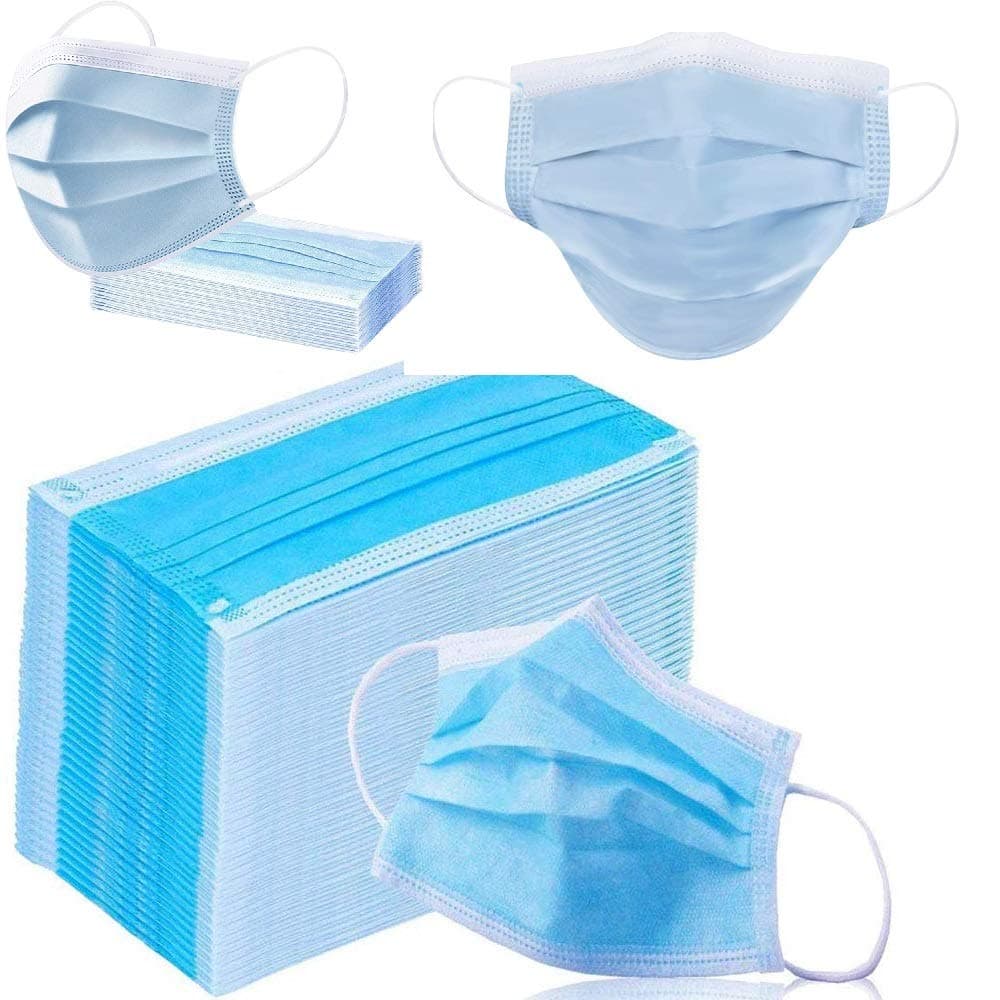 Disposable Surgical Face Protection Ear Loop Dust Protection, Blue 1-50PCS (12)