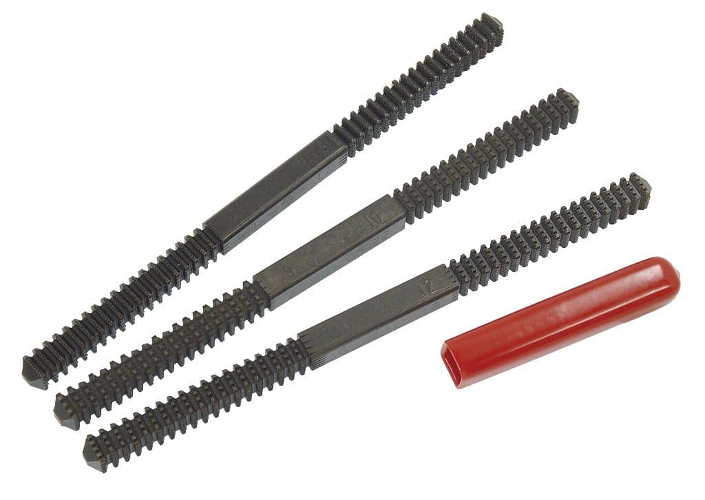 WEO Double Ended Thread File Set 3 Piece from Lang for SAE & Metric Threads AE2573