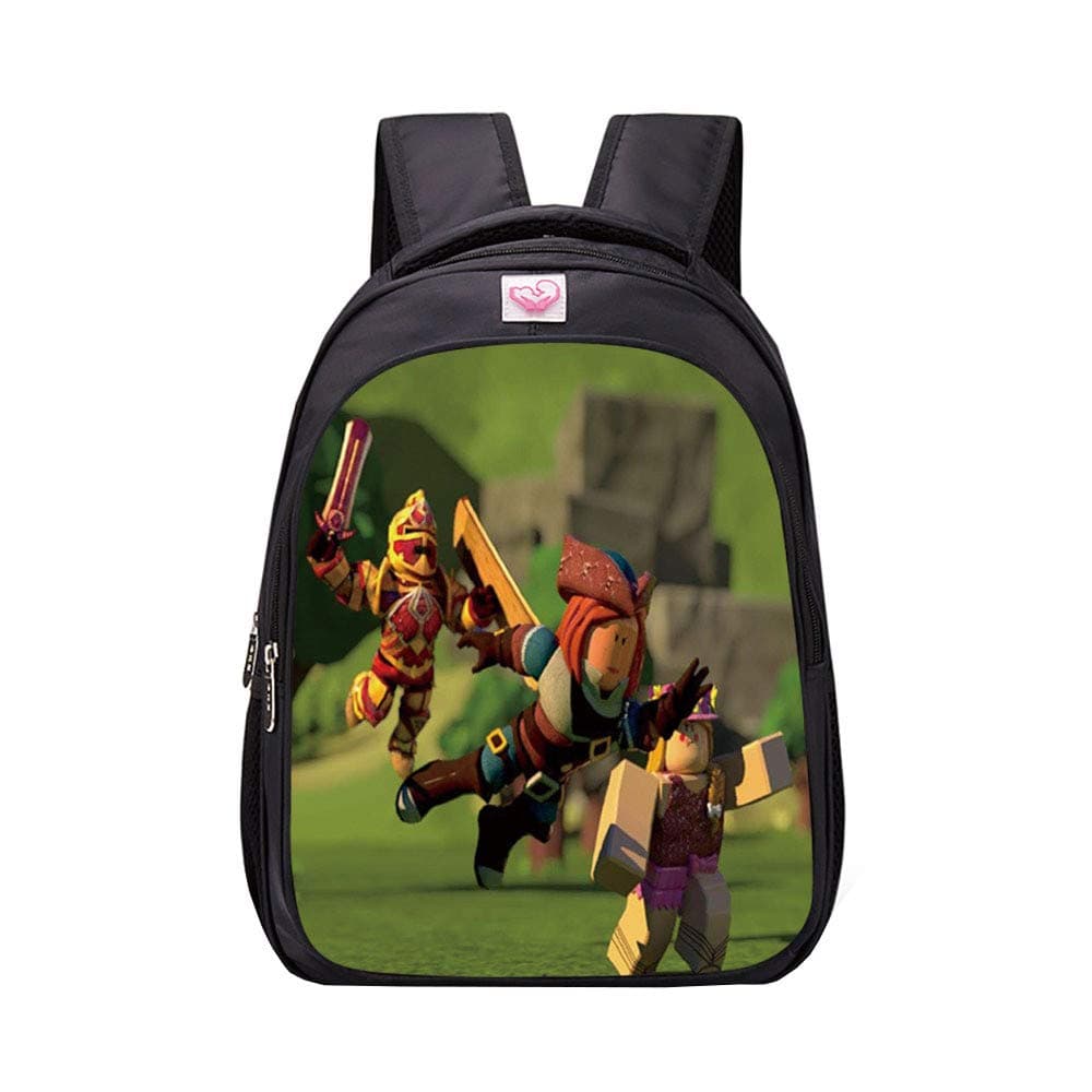 NINIUBAL Unisex Roblox School Backpack Game Printed Backpack Suitable for Boy and Girl Casual Backpack