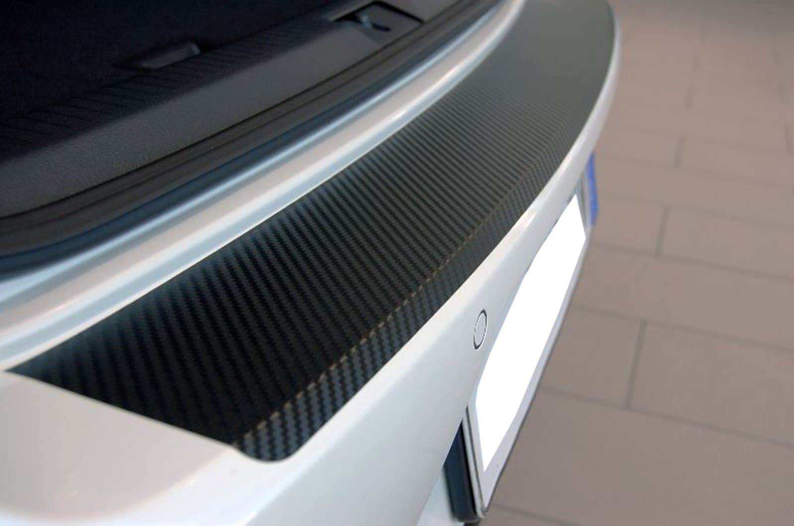 snudertech Rear Bumper Protector - Carbon-Style-Foil - BLACK