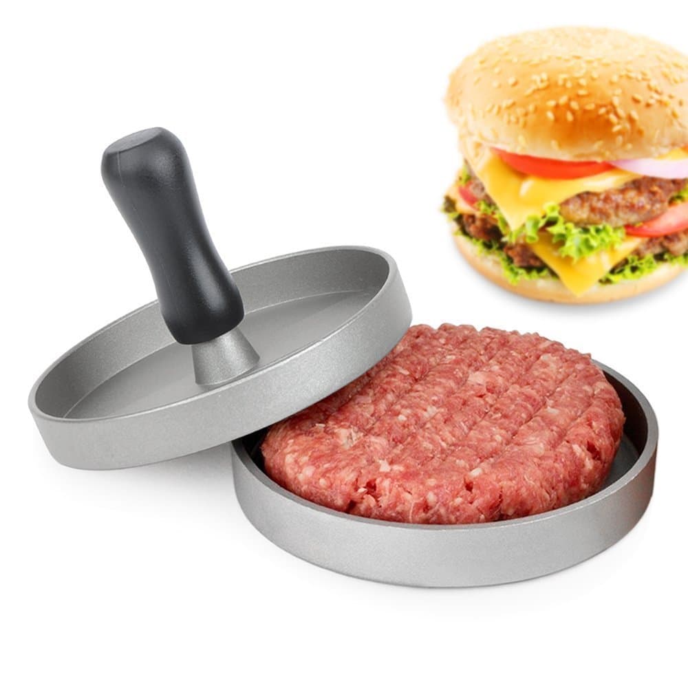 ACLUXS Hamburger Press MONOCO Heavy Duty Non-Stick Veggie Burger Patty Maker, BBQ Grill Hamburger Mold Press