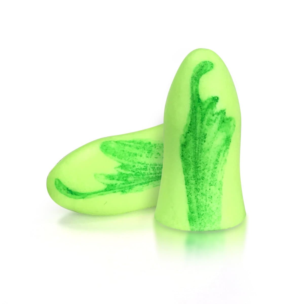 Ear Plugs AMAZKER Bell-Shaped Ultra Soft Earplugs Perfect For Sleeping Snoring Working Study Travel With Aluminum Carry Case No Cords Noise Reduction SNR 35dB 50 Pairs（AM-1006）