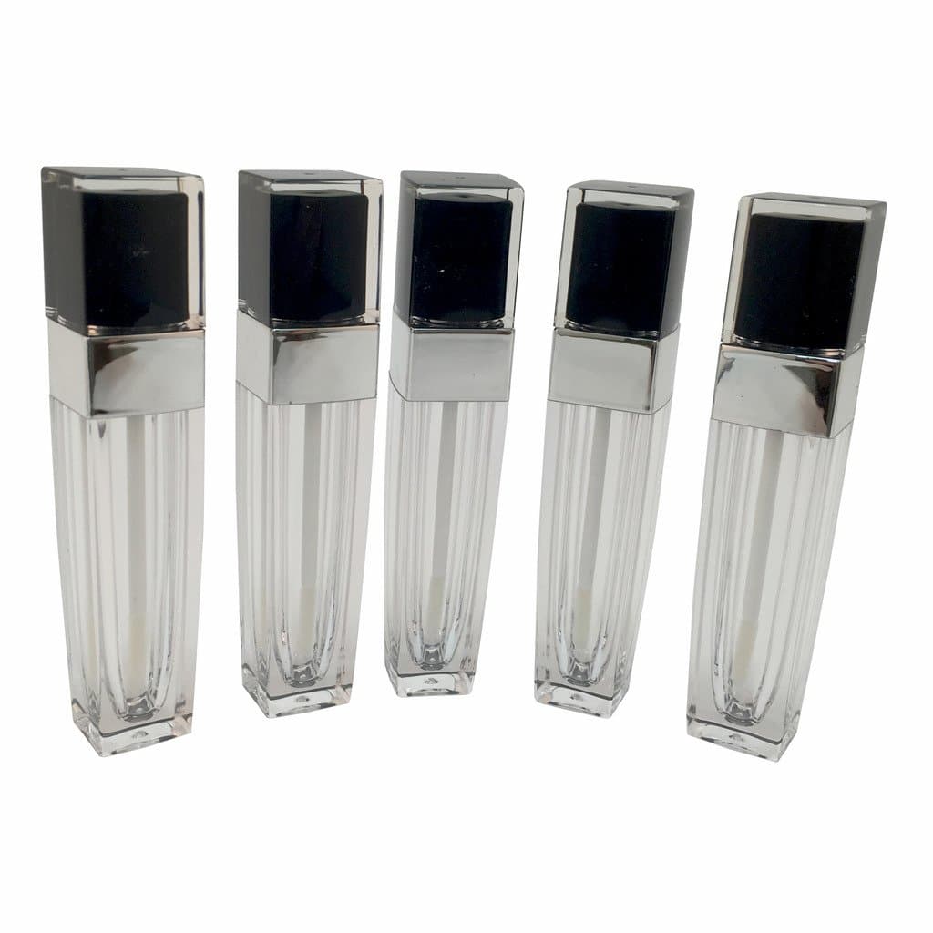 Empty Lip Gloss Wand Container w Wand & Doe-foot 6 g (Pack of 10)