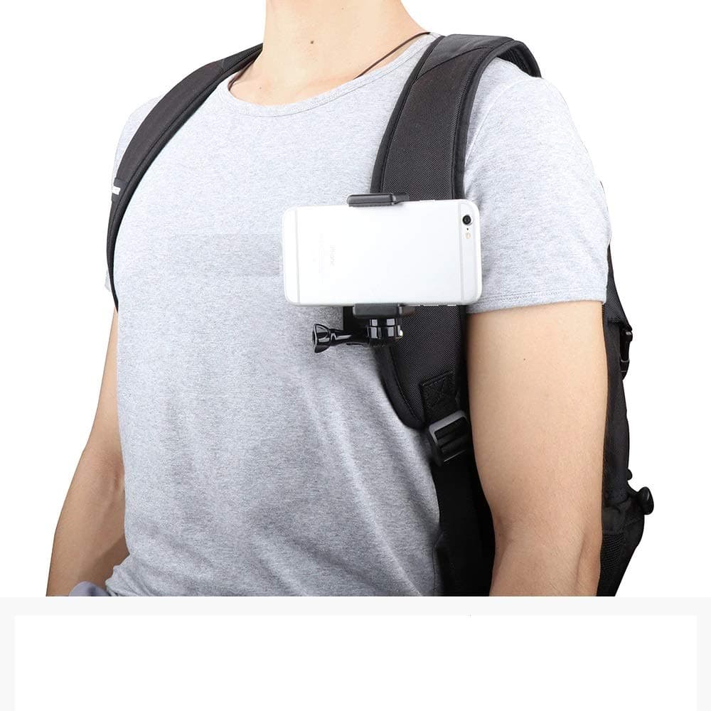 Aeoss Clip Holder for Go Pro Accessories 360-Degree Rotation Clip for GoPro Hero 7 6 5 4 3+ 3 2 1 for Xiaomi Redmi and All Smart Phones