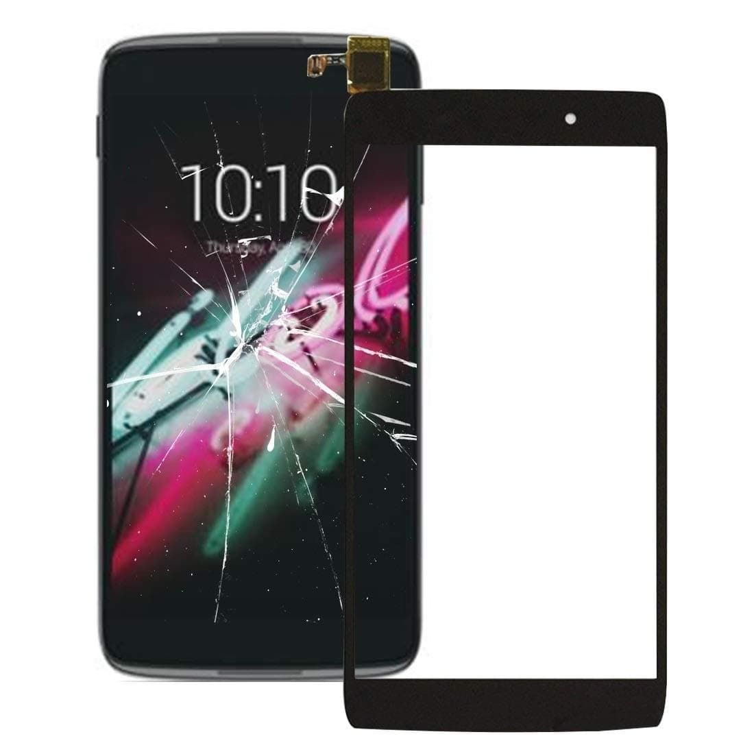 HONGYAOKEJI CELLPHONE ACCESSORIES WMSBKZS Touch Panel for Alcatel One Touch Idol 3 4.7/6039(Black) (Color : Black)