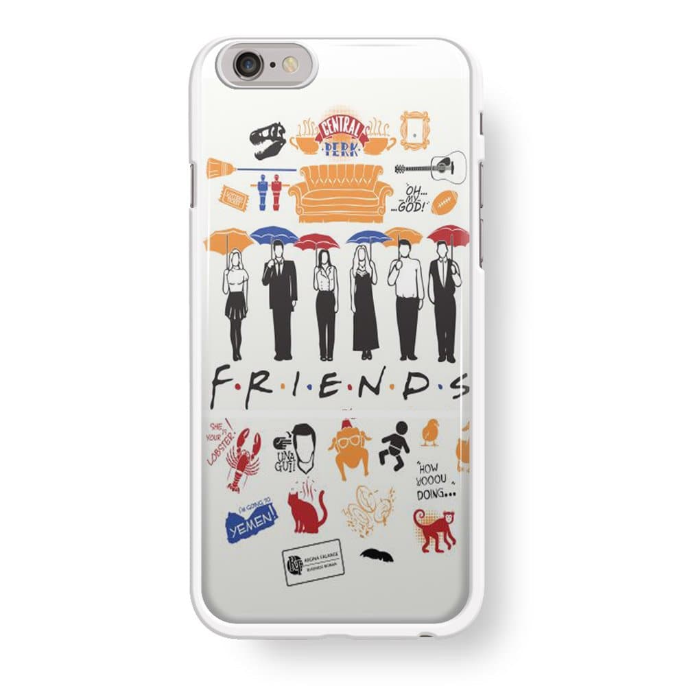 friends tv show collage central perk for iPhone 6/6s White case