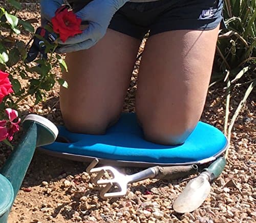 Garden Kneeler Pad w Handle - High Density Foam 4 Best Knee Protection (Yellow)