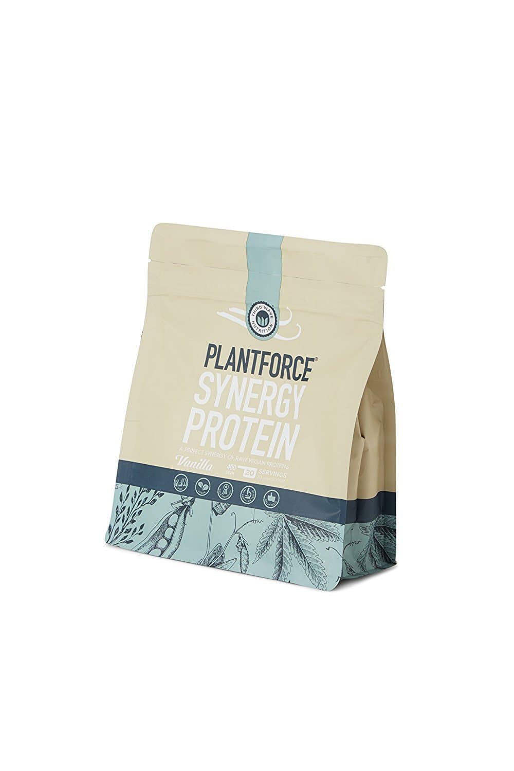 Plantforce Synergy Protein Vanilla 400g by PlantForce