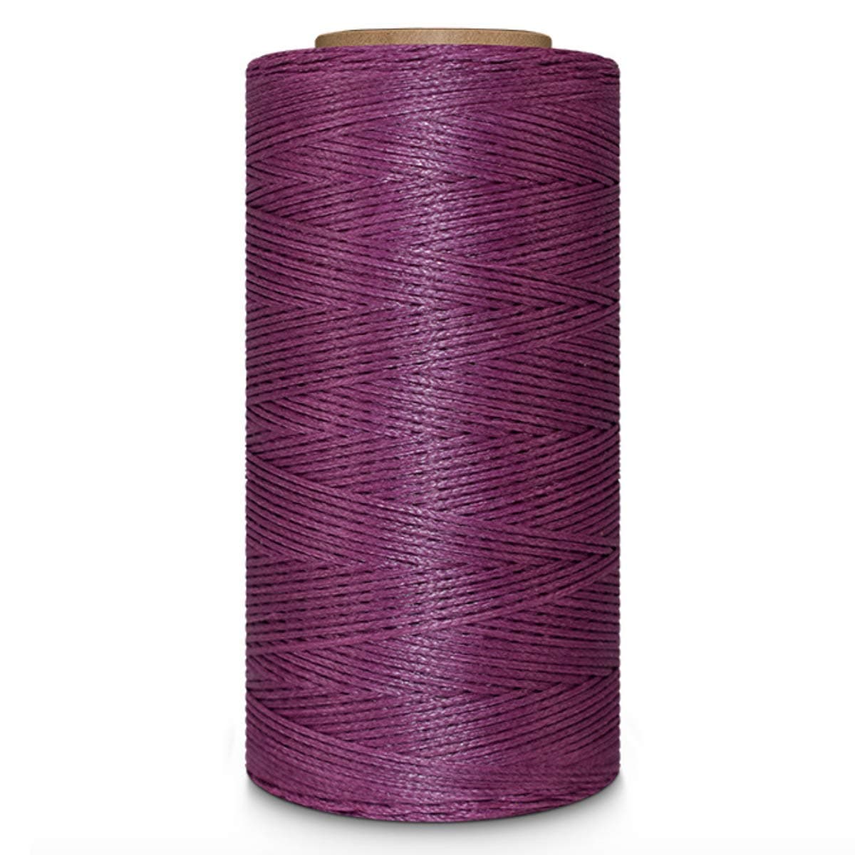Leather Sewing Thread Stitching String - DIY Craft Flat Waxed Cord 284 Yards (Purple)