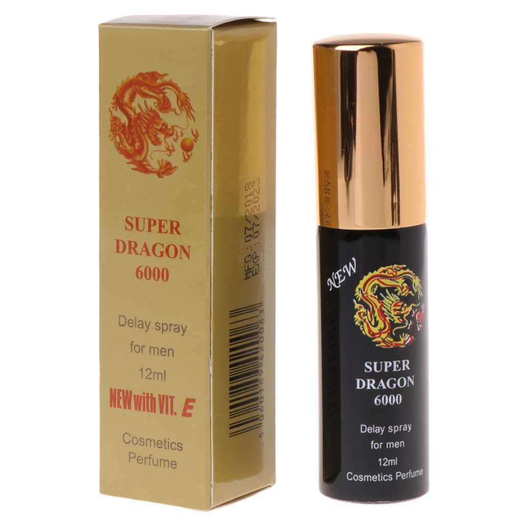 SHNUM - 12ML Delay Spray - Desensitiser Dragon Delay Spray D6000 - Men's Delay Spray Sex Enhancer