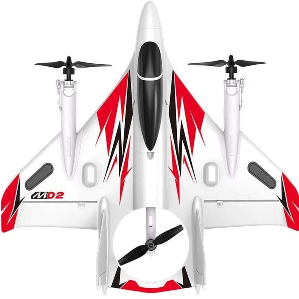 LJH Remote Control Aircraft, Remote Control Foam Glider, M02 2.4G 6CH 450Mm Wingspan EPO, 6 Axis Gyro Aerobatic Aircraft FXX
