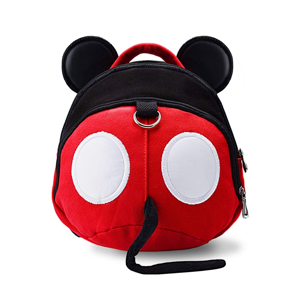 Ibestby Mini Toddler Backpack with Anti-Lost Harness Safety Backpack for Boys and Girls Age 1-3 Years Old