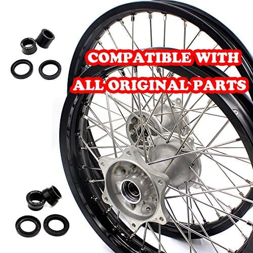 KKE HONDA MX COMPLETE CASTING WHEELS RIMS SET 21/19 CRF250R 2004-2013 CRF450R 2002-2012