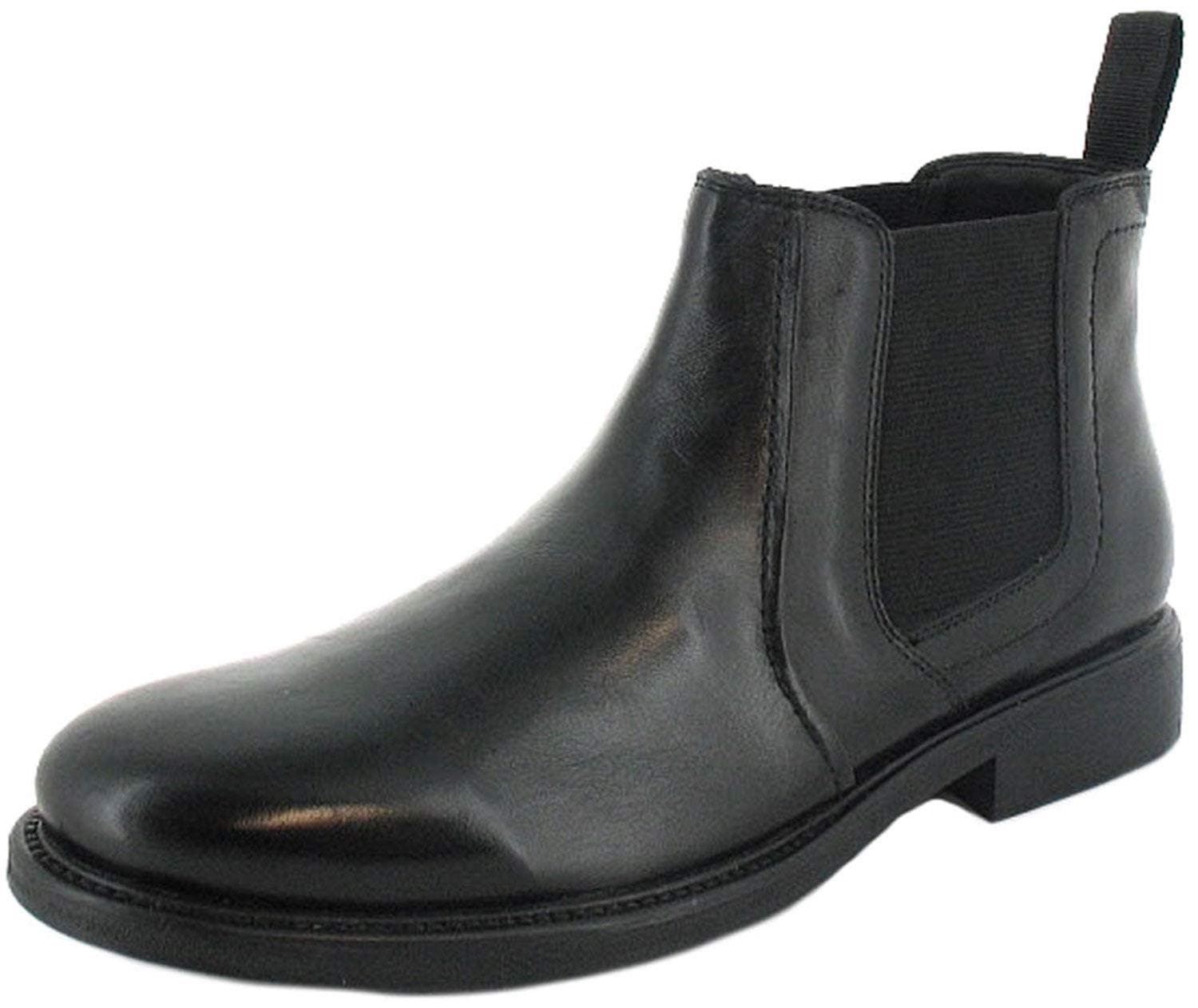 Oakdale Gus Mens Leather Material Formal Boots Black