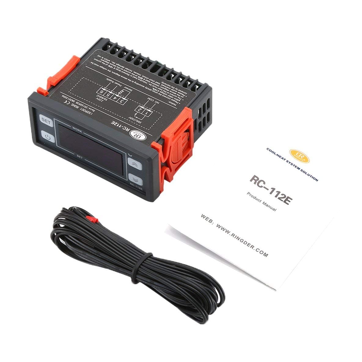 Noradtjcca RC-112E Microcomputer Digital Temperature Controller Refrigerator Thermocouple Controller Thermostat Thermoregulator