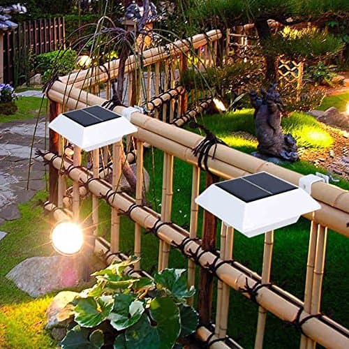 [Upgraded PIR Sensor] GMFive 4PACK Solar Super Bright 150 Lumens PIR Motion Sensor Waterproof Wireless Security Light Lamp For Outdoor Garden Wall Yard Deck Auto On / Off Dusk to Dawn