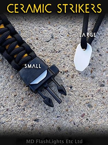 Wazoo Survival Gear CERAMIC FIRESTEEL FERRO ROD STRIKER