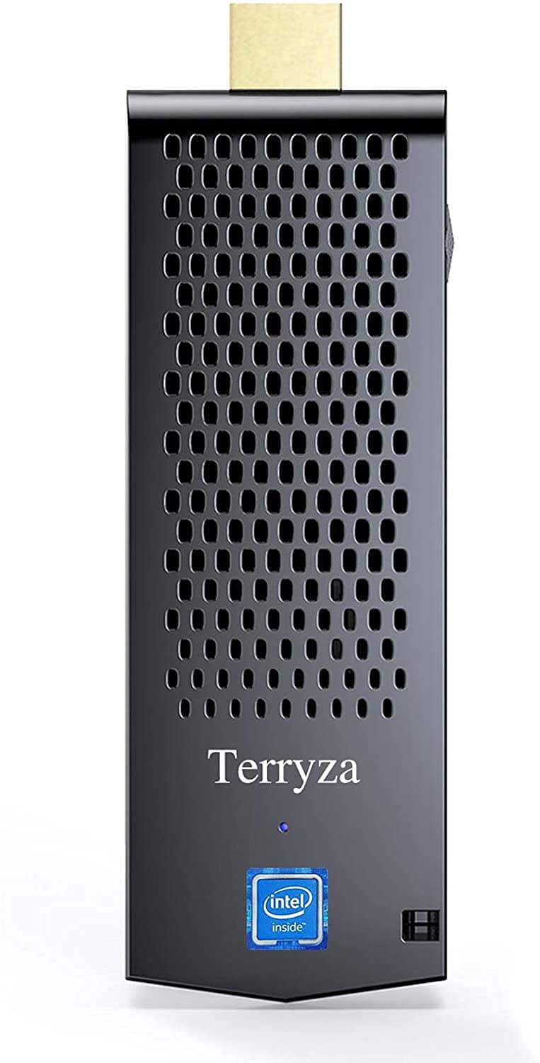 Fanless Mini PC Stick,T6 Intel Atom Z8350 Windows 10 Pro Computer Stick 4GB DDR 64GB eMMC Support 4K HD,2.4G/5G WiFi,BT 4.2