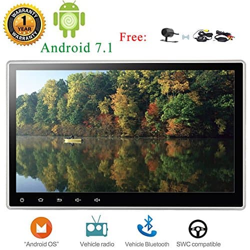 Android 10.1"Universal 2GB Android 7.1 Car GPS Navigation System Bluetooth Car Stereo Car Entertainment Double Din Car Stereo Head Unit,Touch Screen Car Stereo With Navigation WIFI