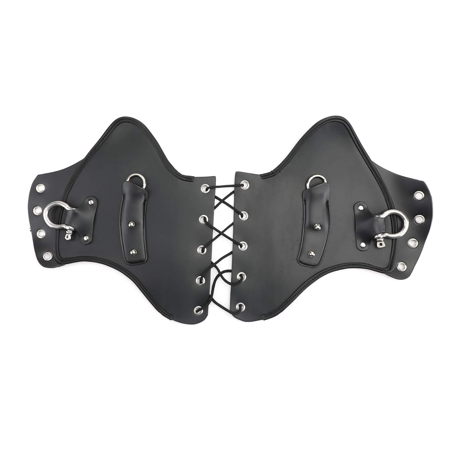 Areyourshop Universal Plain Leather Saddle Heat Shield Deflector Extra Long Motorcycle