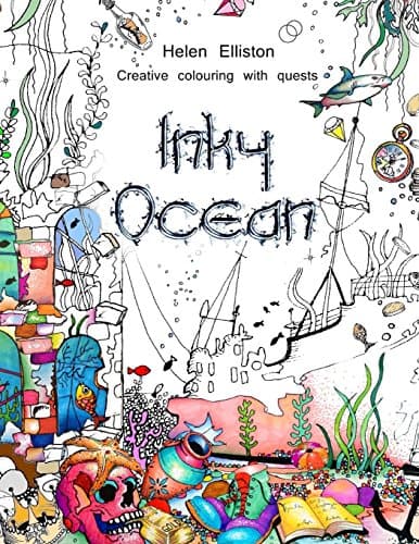 Inky Ocean: Creative colouring with quests (Inky Colouring books)